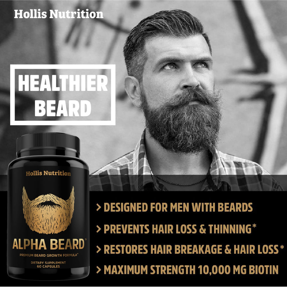 Hollis beard care routine usage image