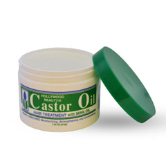 Hollywood Beauty Castor Oil Hair Treatment hair showing natural sheen and softness