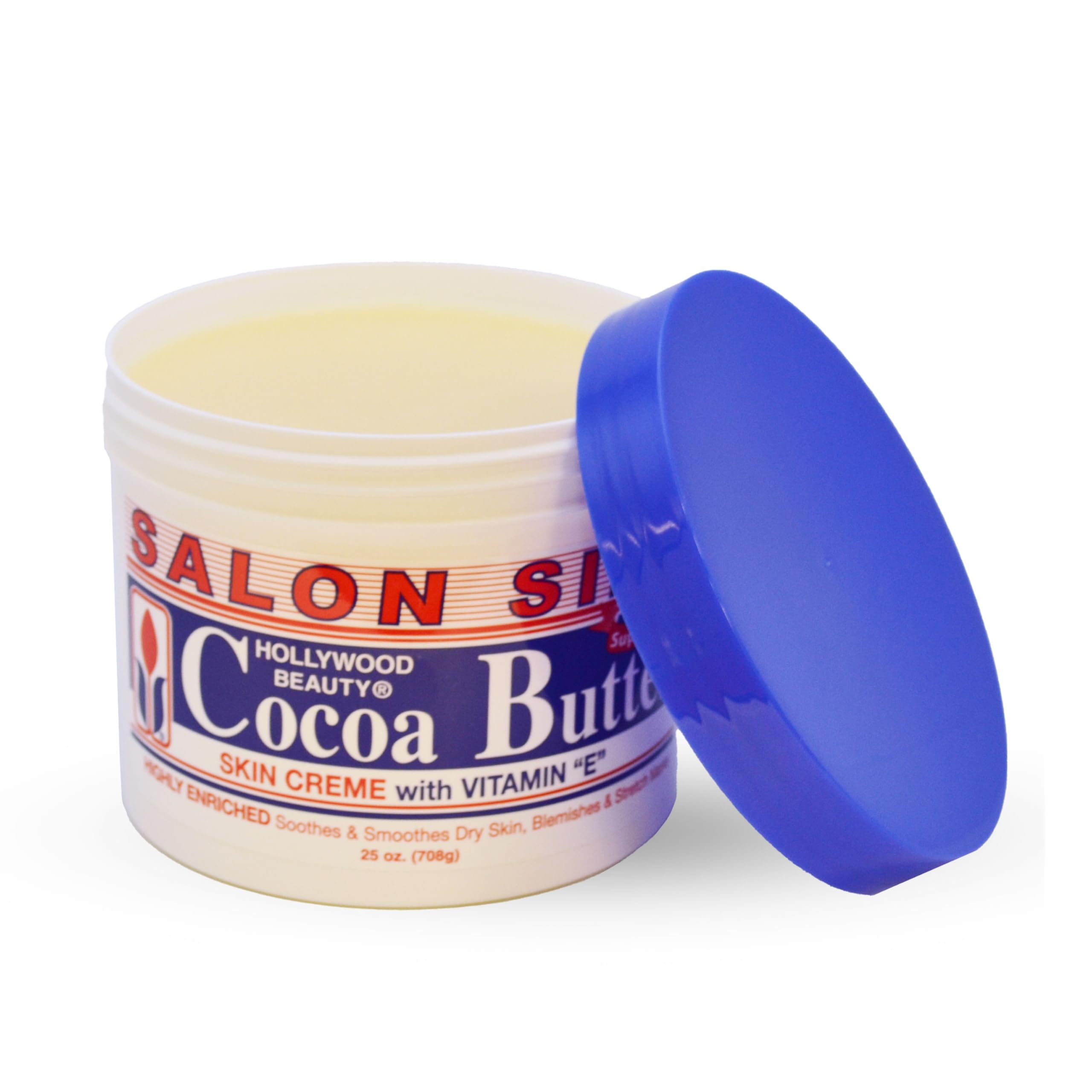 Hollywood Beauty skin cream texture during glide demonstrates patch smoothing and suppleness