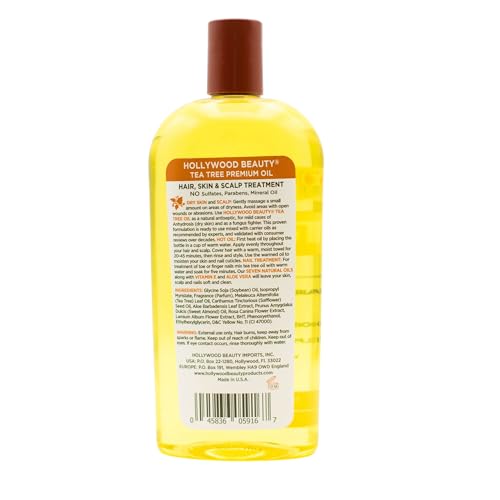 Hollywood Beauty Tea Tree Oil hair-scalp-treatment nourishes scalp for all hair types