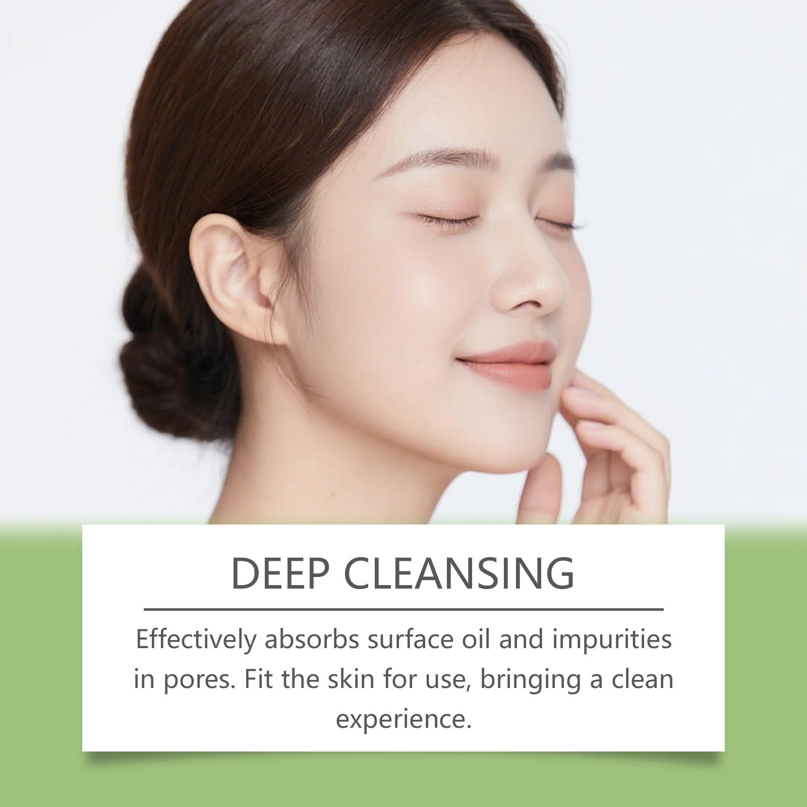 Holy Basil Bubble Deep Mask clay-to-bubble transition illustrates texture change.