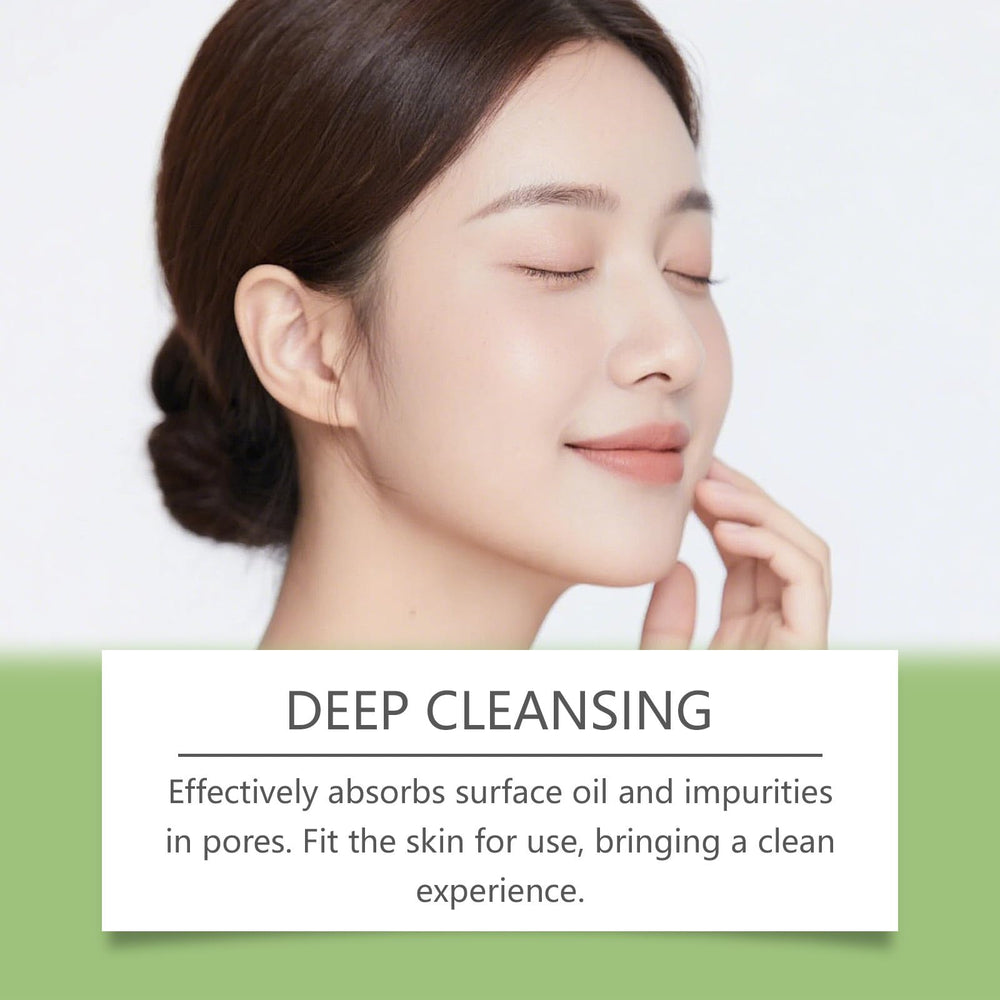 Holy Basil Bubble Deep Mask clay-to-bubble transition illustrates texture change.