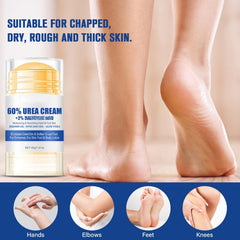 Holyarm Urea Foot Cream smoothing skin with long-lasting hydration.