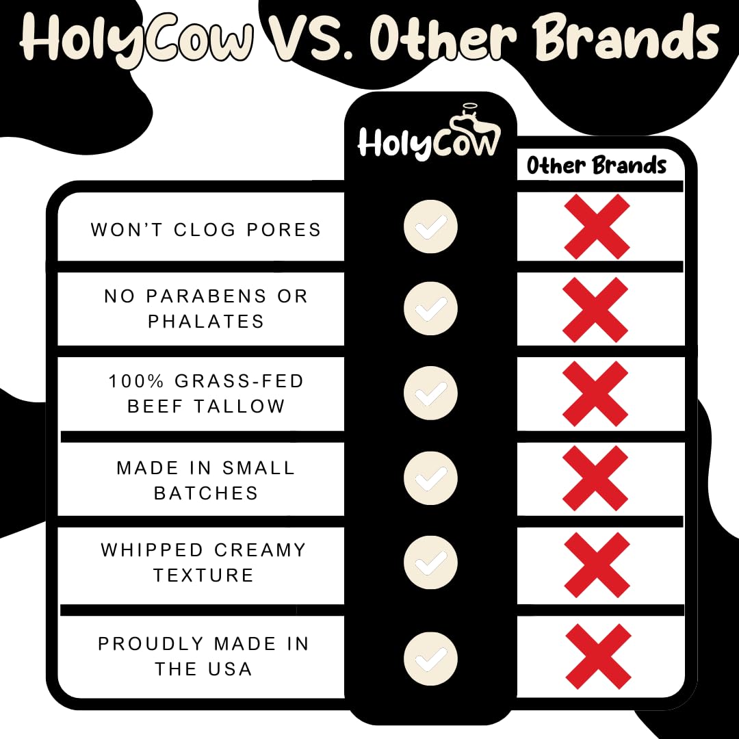 HolyCow Baby Care Balm applied to baby's diaper area gently.