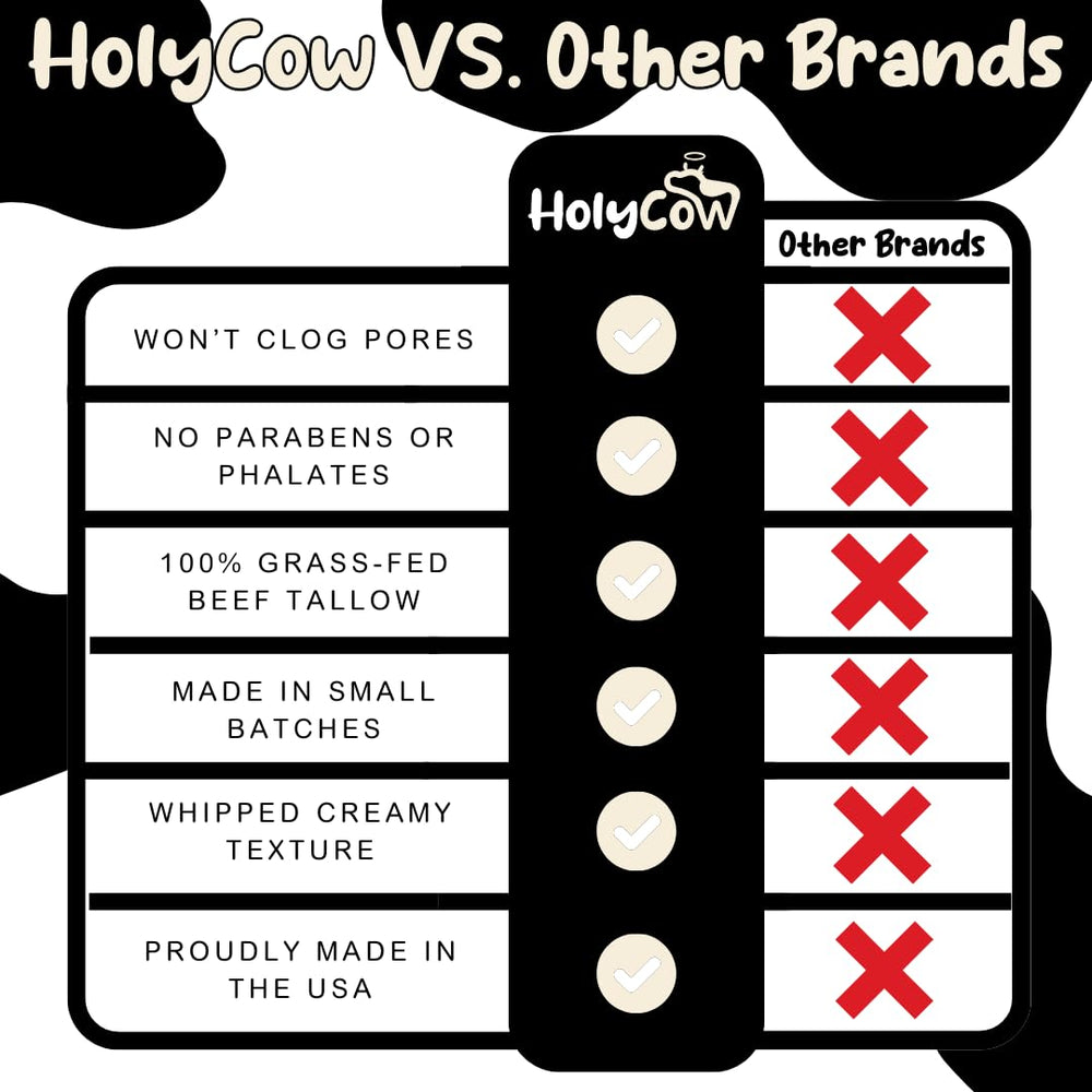 HolyCow Baby Care Balm applied to baby's diaper area gently.