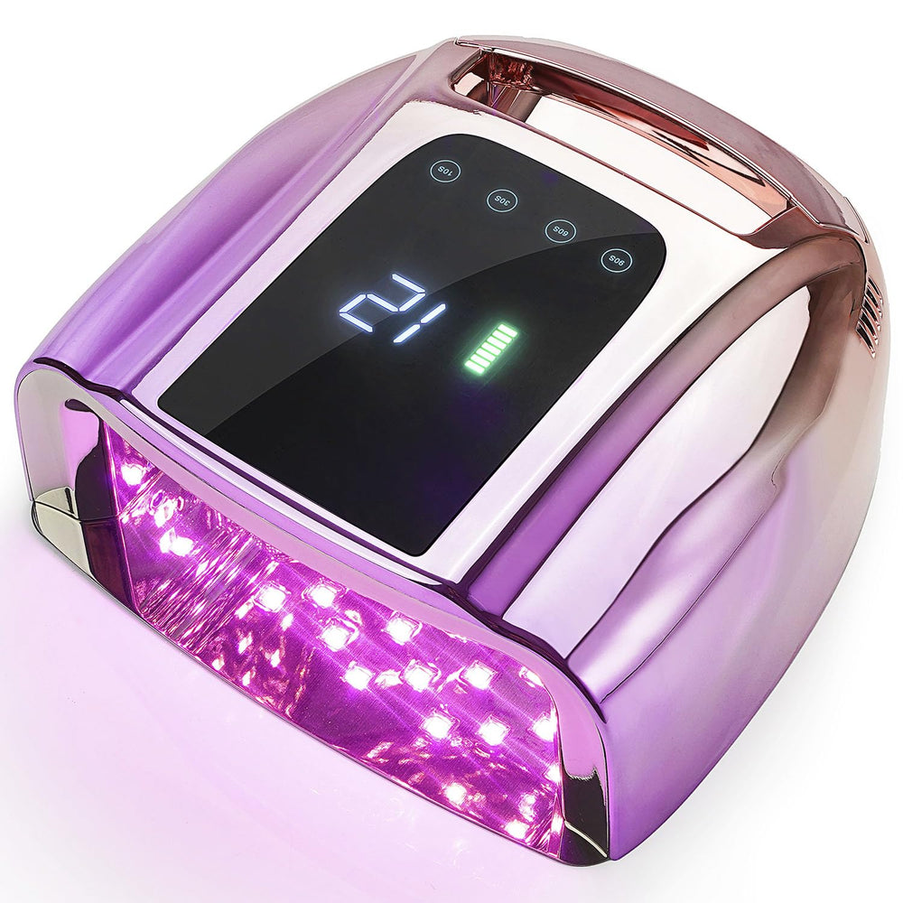 HOLYNOTES professional UV LED nail lamp front view for fast gel polish curing