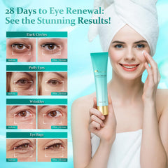 HOLYOM eye-cream-application-routine shows easy daily use.