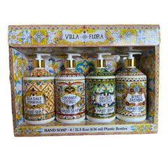 Home and Body Company Villa Flora Orchid Vanilla bottle-pump with warm floral aroma for guest baths