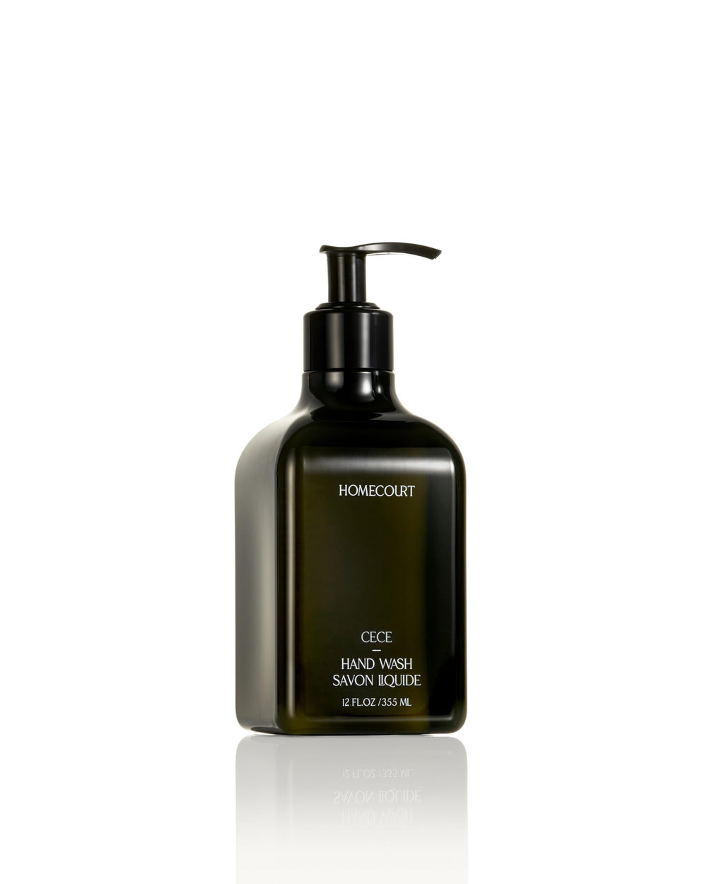 Homecourt Cece 2.0 packaging uses 100% post-consumer recycled bottle.