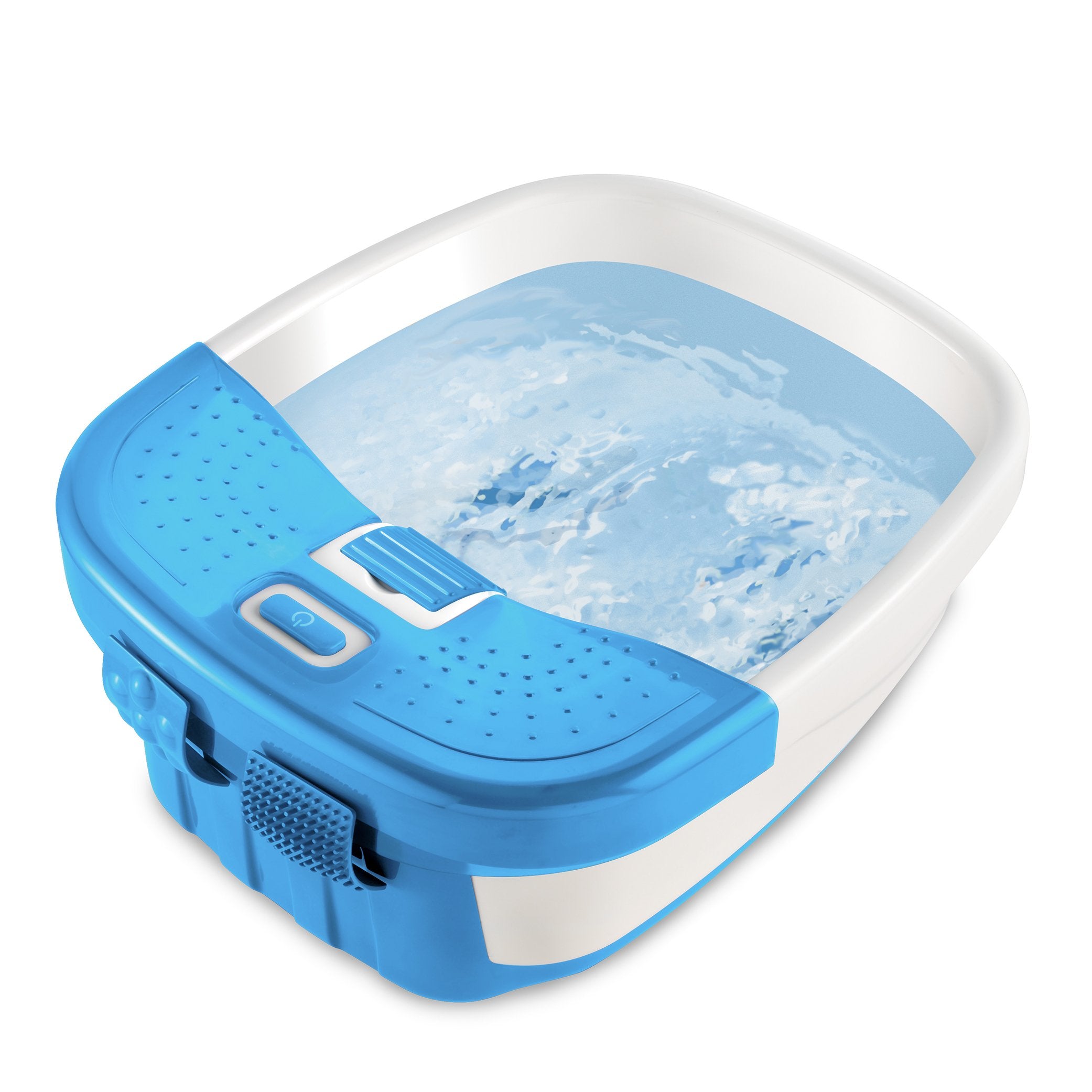 Homedics Bubble Bliss Deluxe Foot Spa raised nodes deliver gentle arch massage
