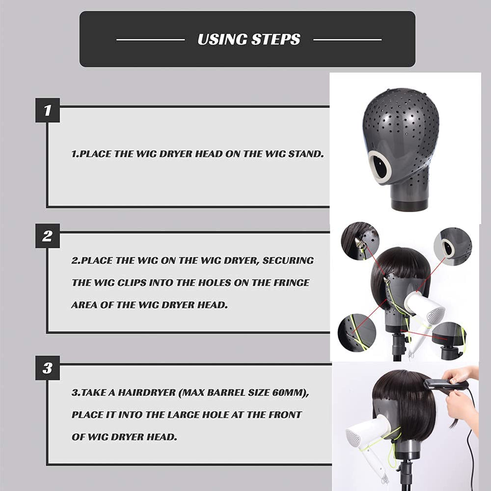 HOMEGOAL celebrity stylist endorsement - trusted wig drying tool on sets