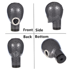 HomeGOAL dark-grey wig dryer head close-up with mesh design.
