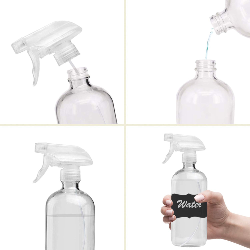 Homeries durable black trigger sprayer offers reliable mist and stream control.