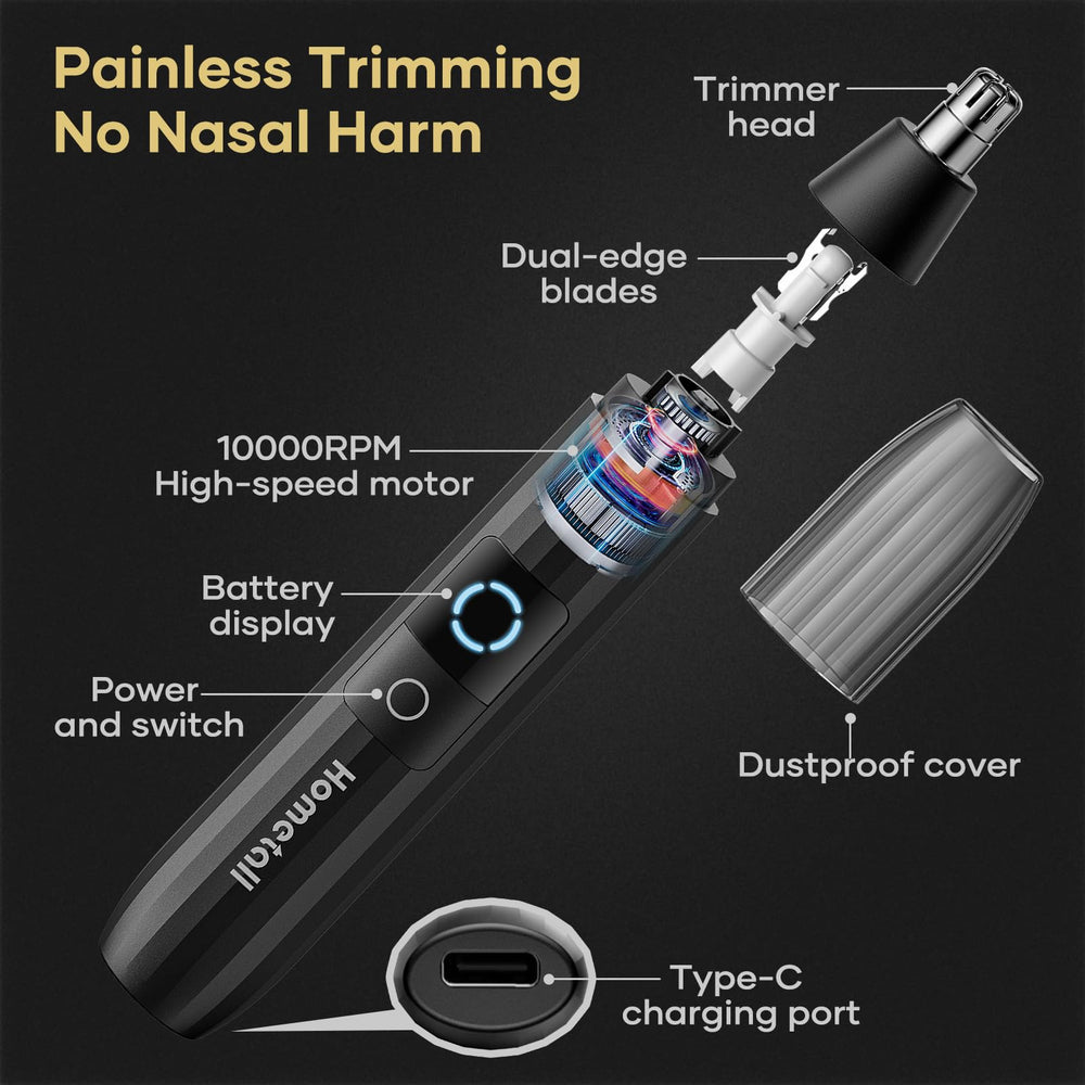 HOMETALL dust cap protects trimmer head and preserves blade sharpness.