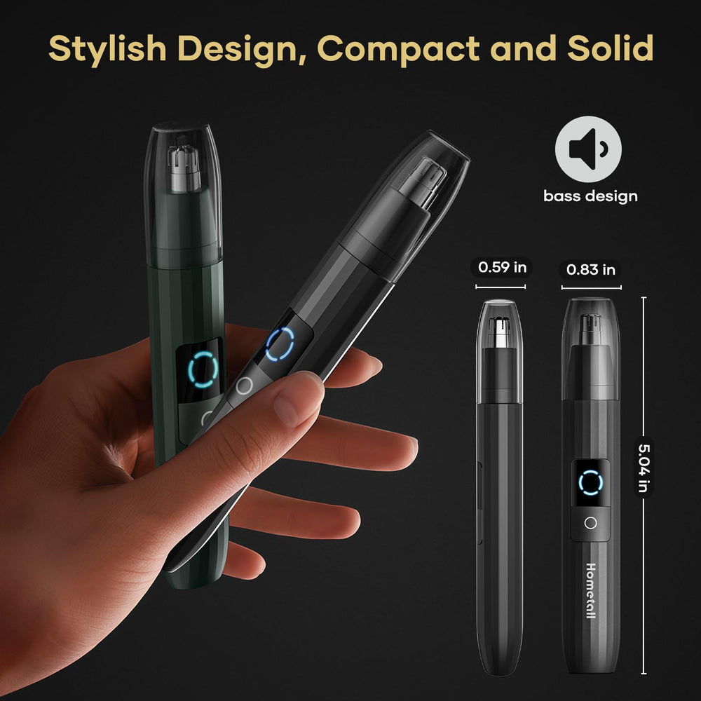 HOMETALL nose trimmer with 10,000 RPM motor delivers precise trim efficiently.