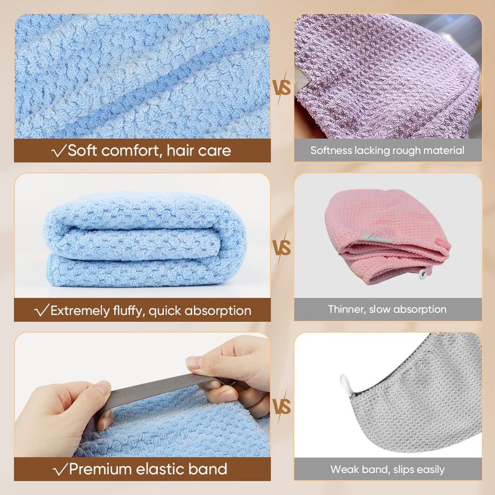 HOMEXCEL 5-color towel set highlighting vibrant color choices.