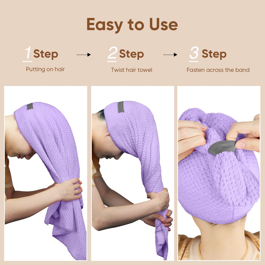 HOMEXCEL color options purple blue grey highlight stylish hair care