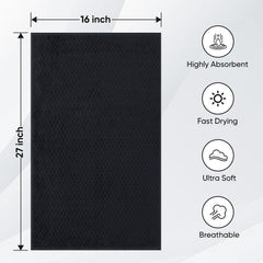 HOMEXCEL soft salon towels 16x27-inch size ideal for hair and spa services.