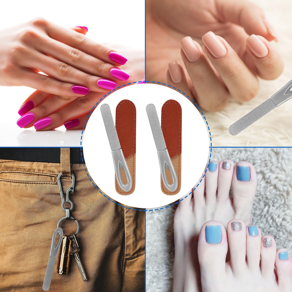 HomeyEra double-sided grit suits natural, acrylic, and false nails