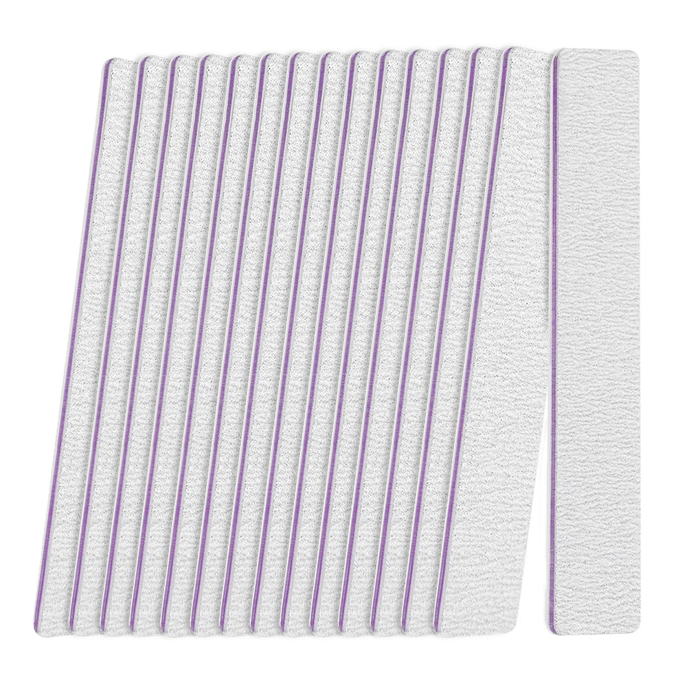 HomeyEra nail file 12-pack 180-240 grit for natural and acrylic nails