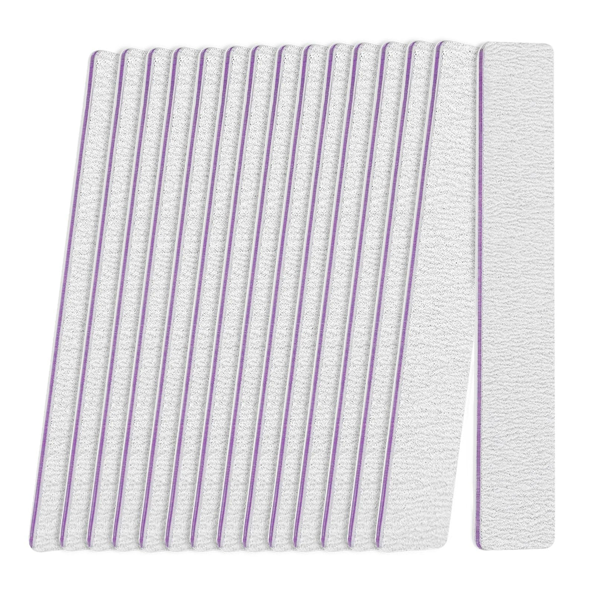 HomeyEra nail file 12-pack 180-240 grit for natural and acrylic nails