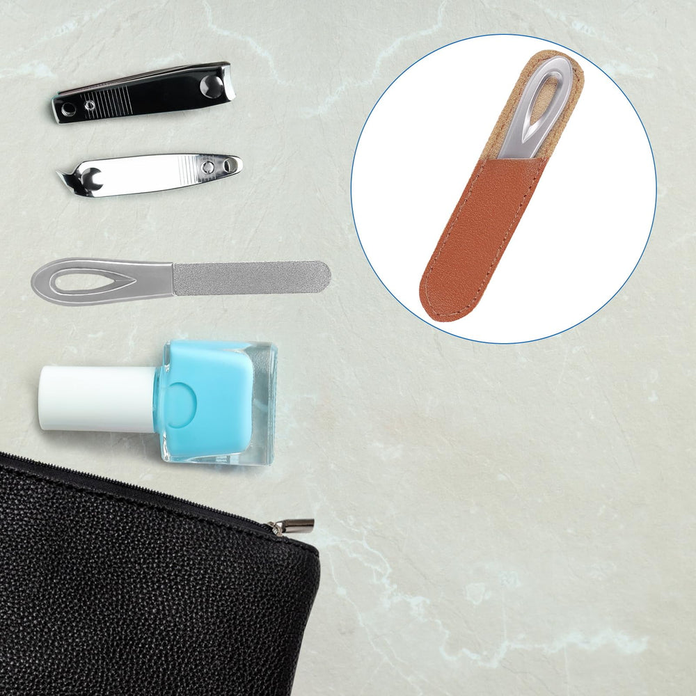 HomeyEra nail file round-tip design enables comfortable, controlled shaping