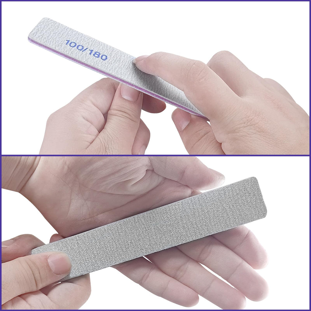 HomeyEra nail files 180-grit close-up for smoothing natural nails.