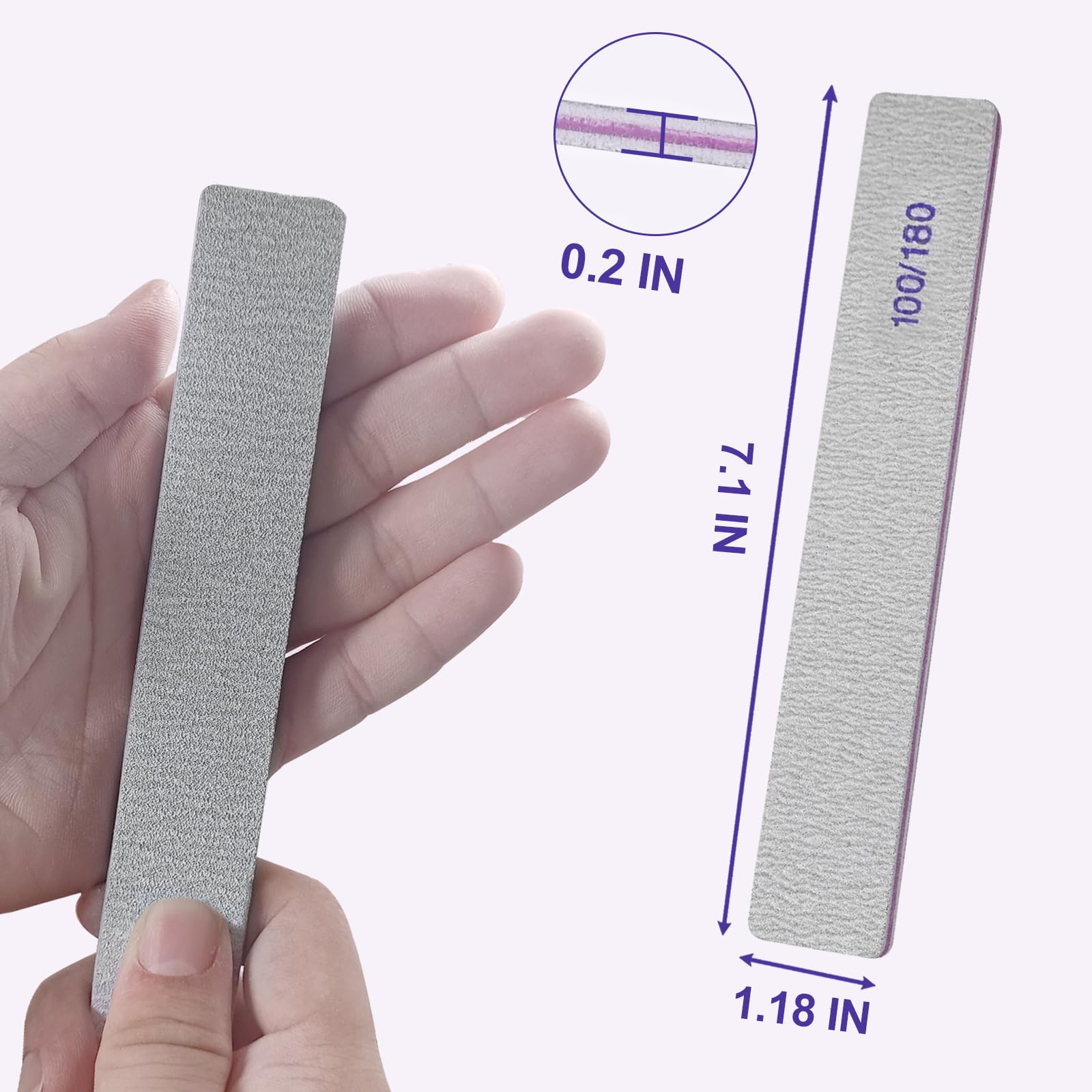 HomeyEra nail files durable and washable for reusable daily use.
