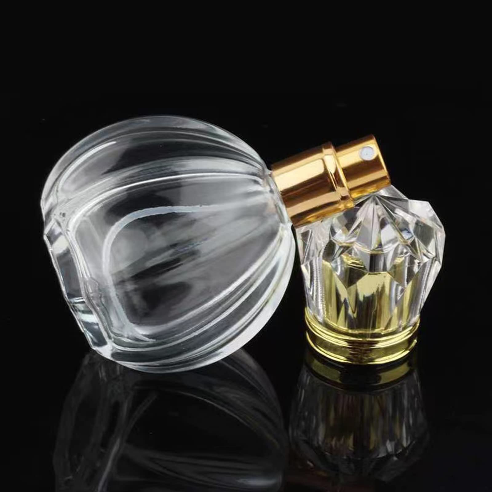 Homeyes clear glass body shows fragrance with durable construction.