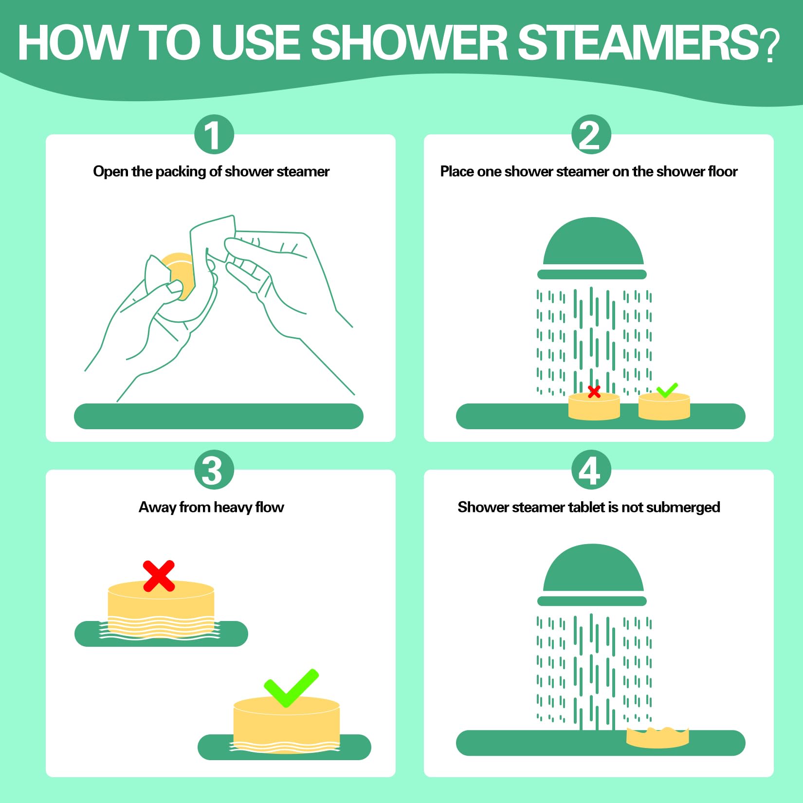 Homsolver citrus grove shower steamer close-up for bright daytime refresh.