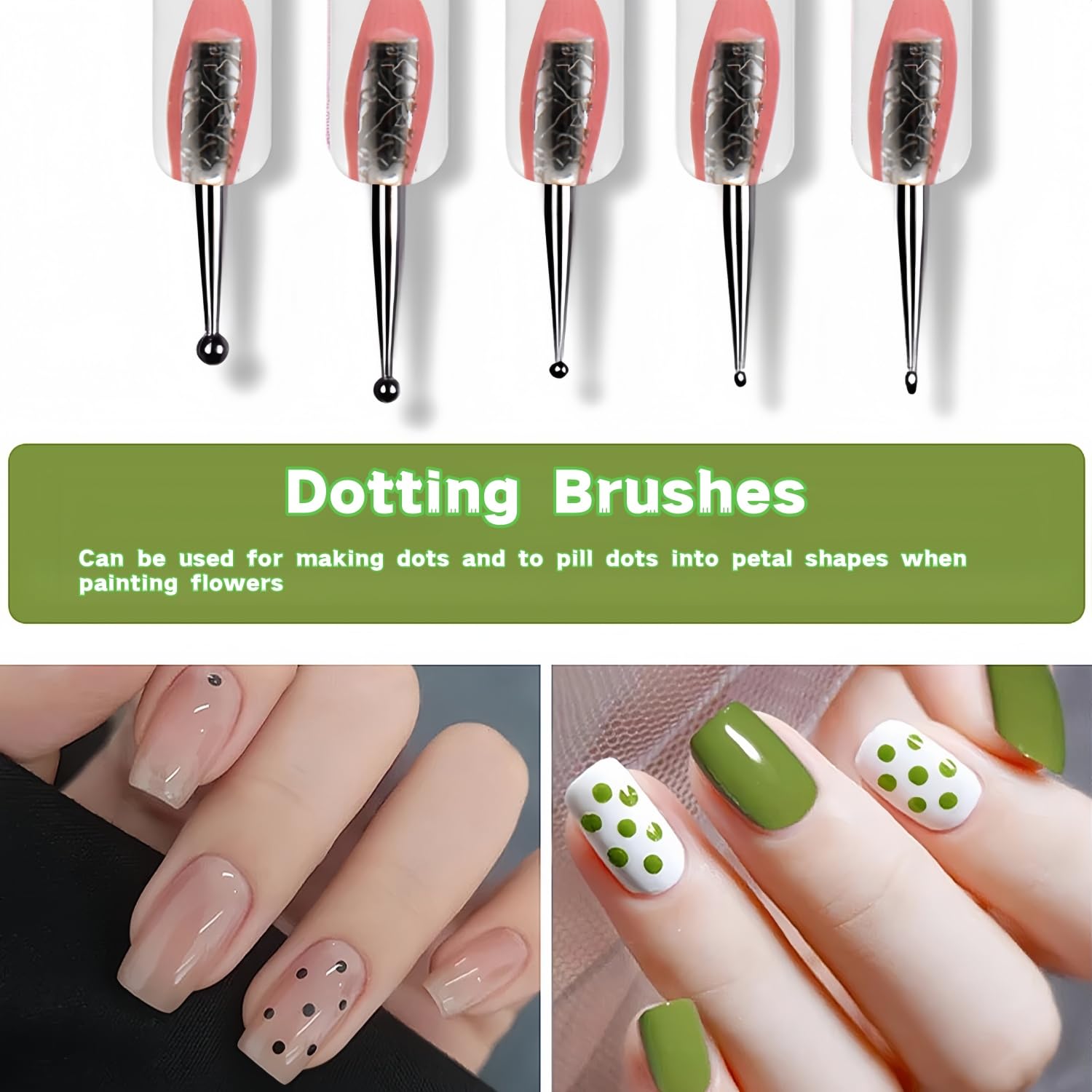 HomTop dotting tips range ultra-fine to large for patterns