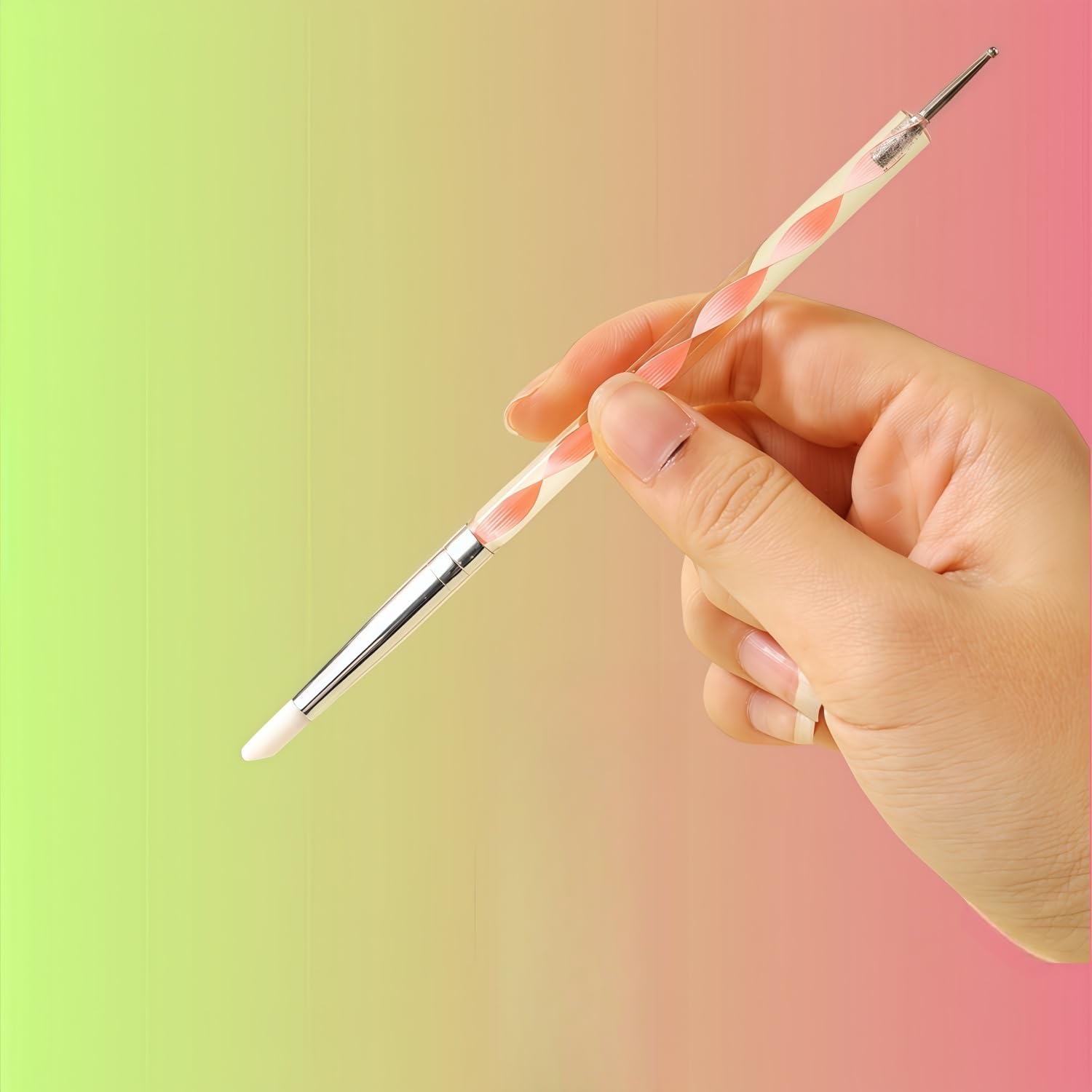 HomTop durable non-slip handles with pink spiral grip