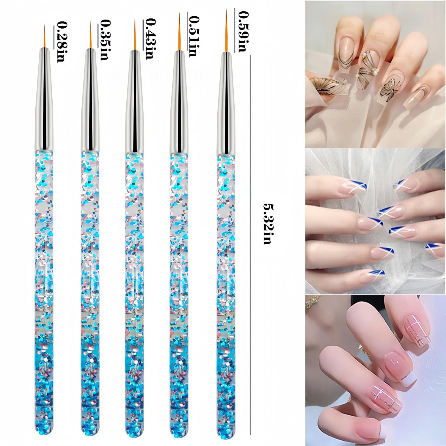 HomTop set con bolas de 2 mm para puntos medianos y detalles nítidos.