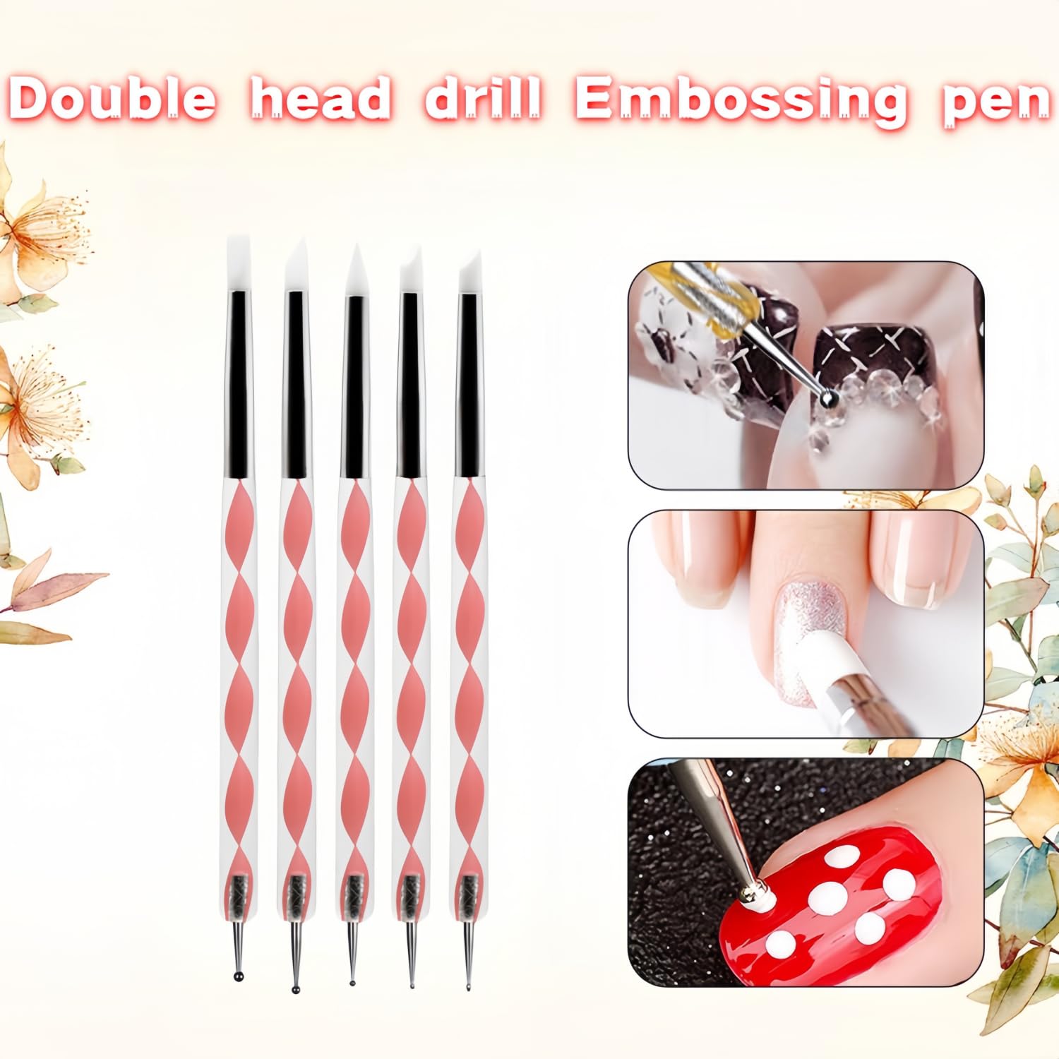 HomTop compact kit versatile for DIY nails and professional use