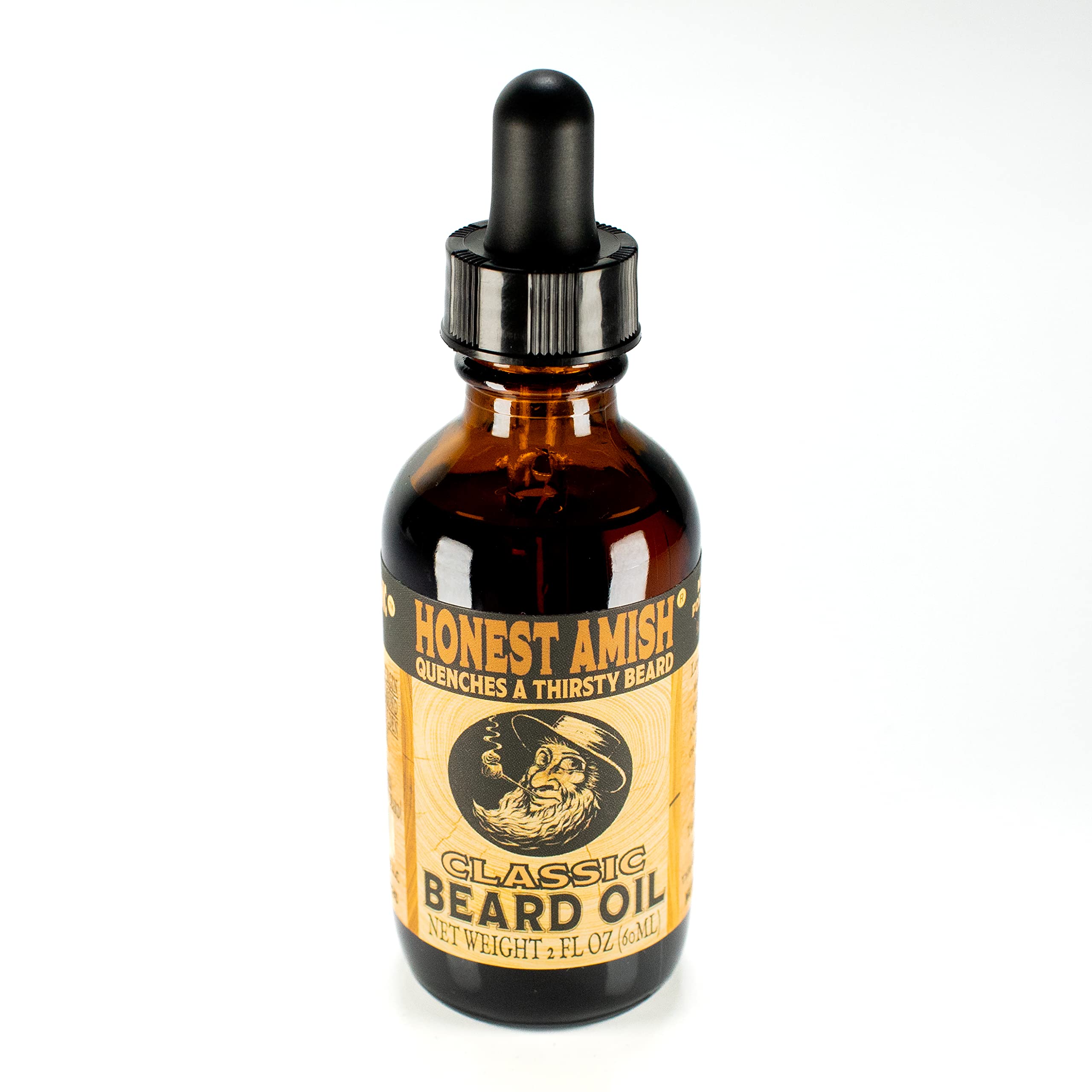 Honest Amish Classic Beard Oil ingredients include argan and jojoba for nourishing shine.