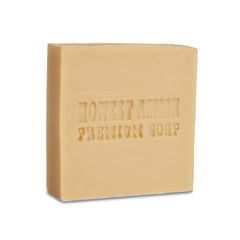 Honest Amish Lavender and Clove Soap Bar packaging highlights natural ingredients for daily cleansing.