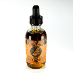 Honest Amish Premium Beard Oil 2oz in use demonstrates easy daily grooming and fragrance.