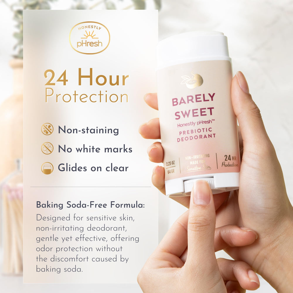 Honestly pHresh deodorant application glide demonstrates smooth, easy use
