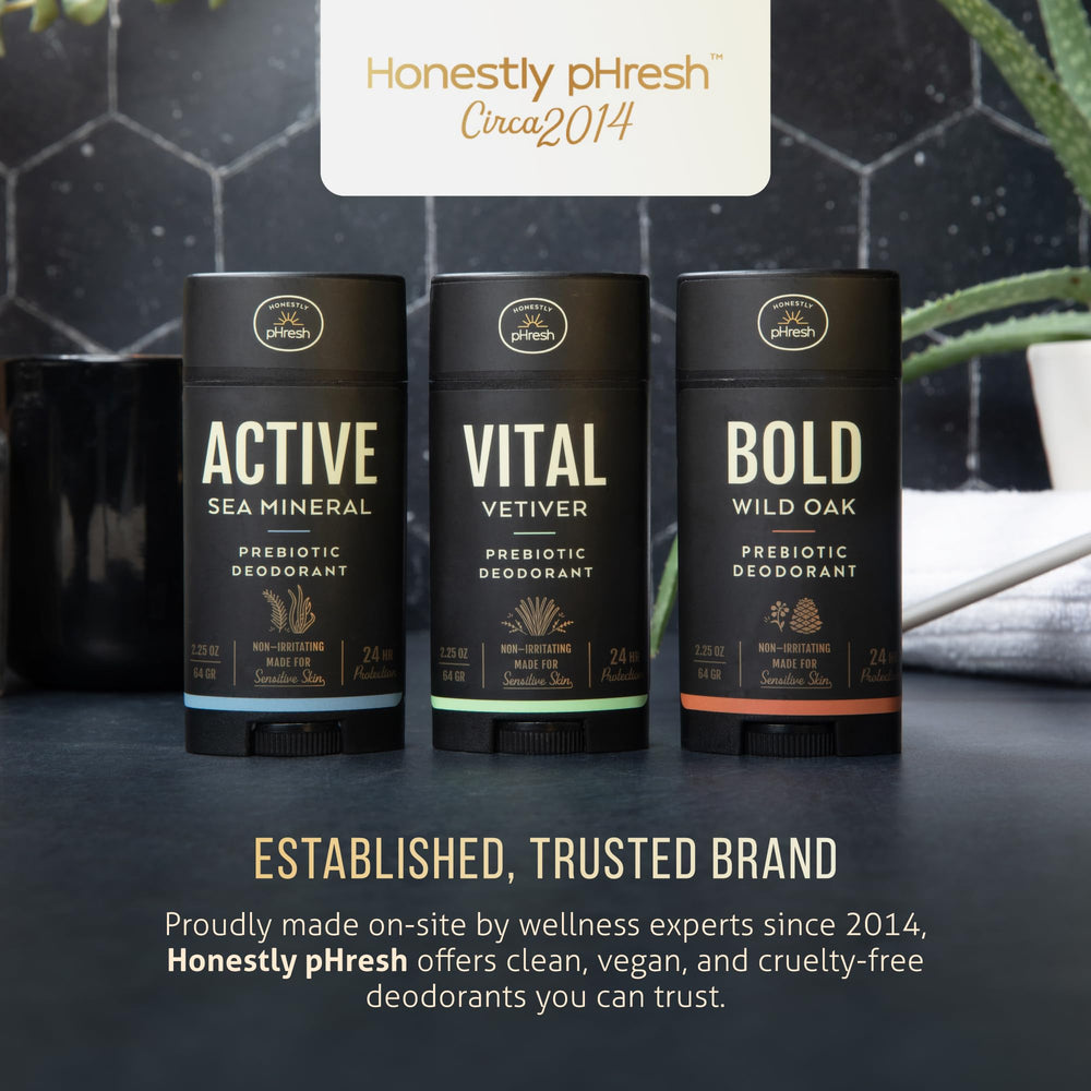 Honestly pHresh vegan cruelty-free packaging communicates ethical choices.