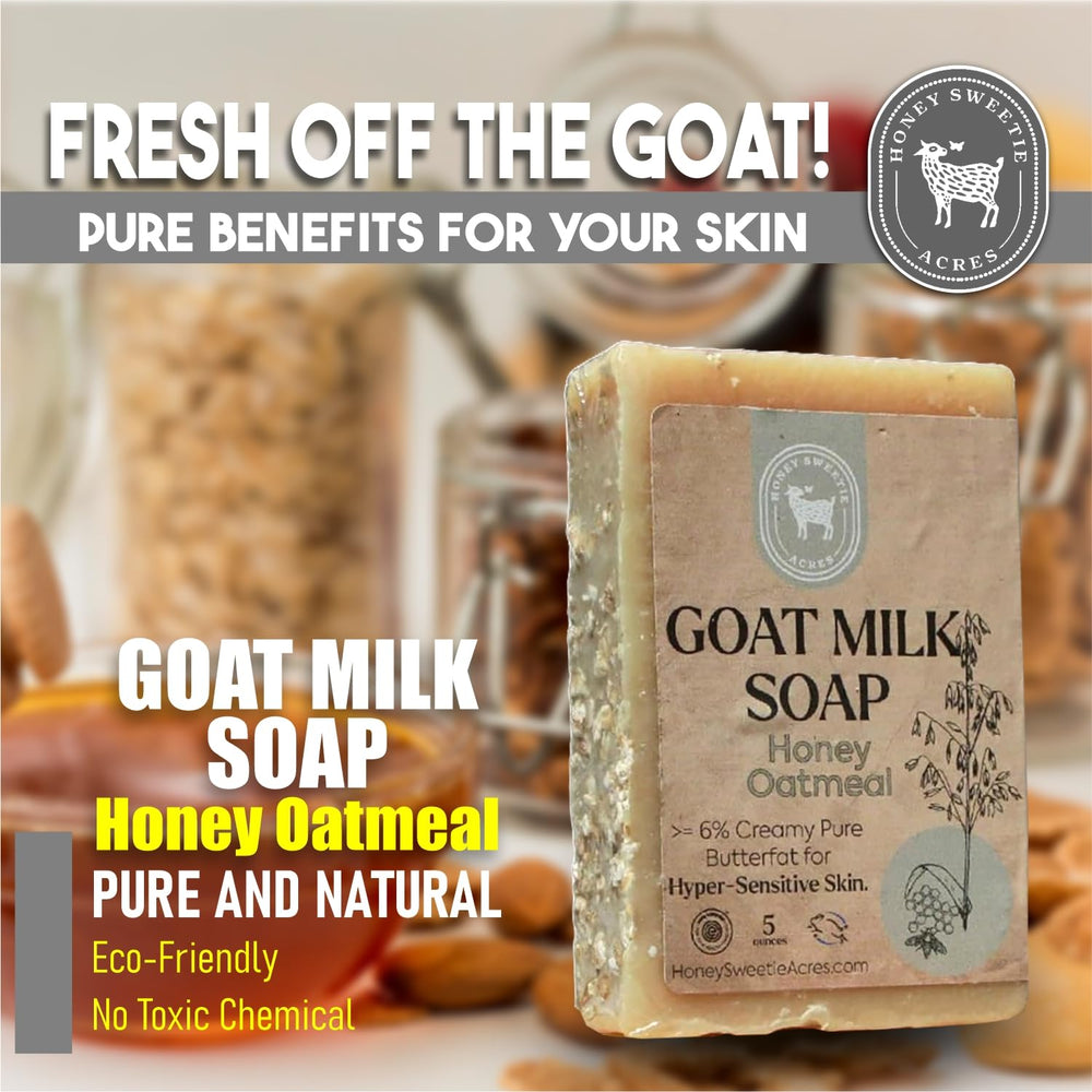 Honey Sweetie Acres creamy-goat-milk-lather-closeup highlighting rich, moisturizing foam.
