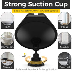 HONEYBULL anti-fog acrylic mirror delivers durable, clear visibility in a humid bathroom.