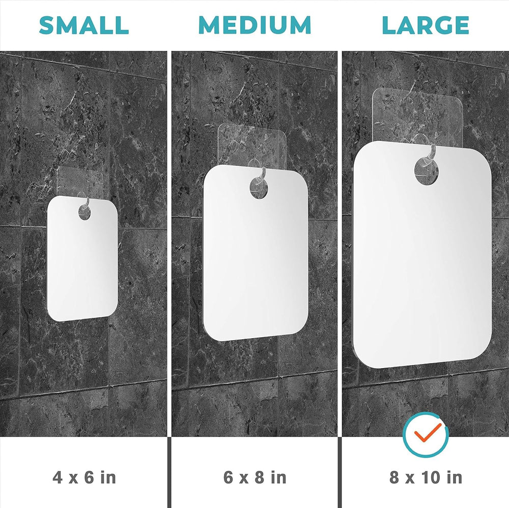 Honeybull durable acrylic construction resists fog and moisture in humid bathrooms.