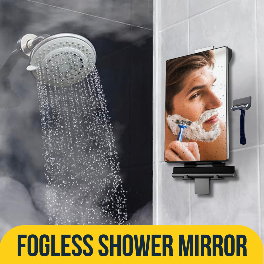 HoneyBULL fog-free view enhances morning routines without power requirements
