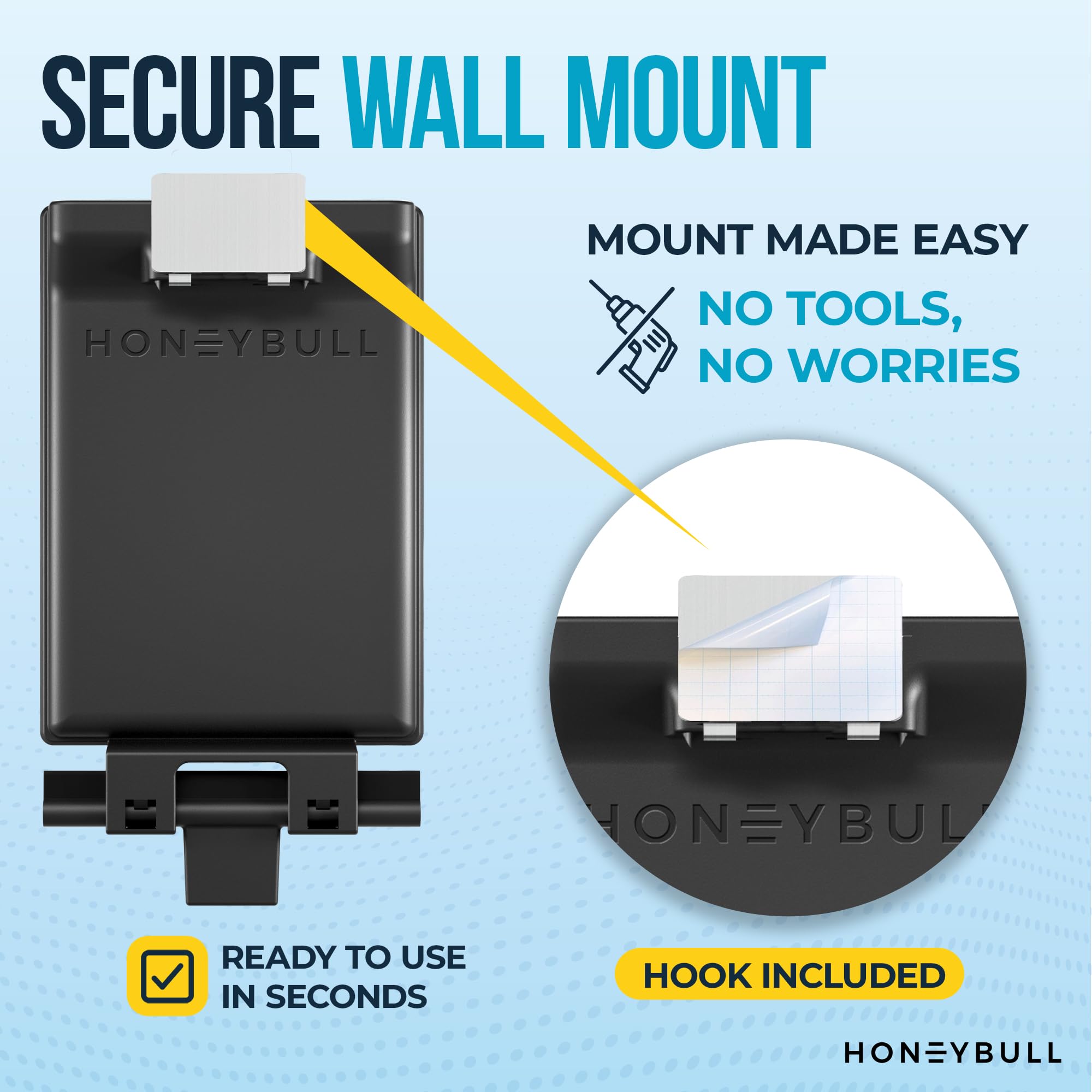 HoneyBULL no-drill install makes mounting quick and worry-free