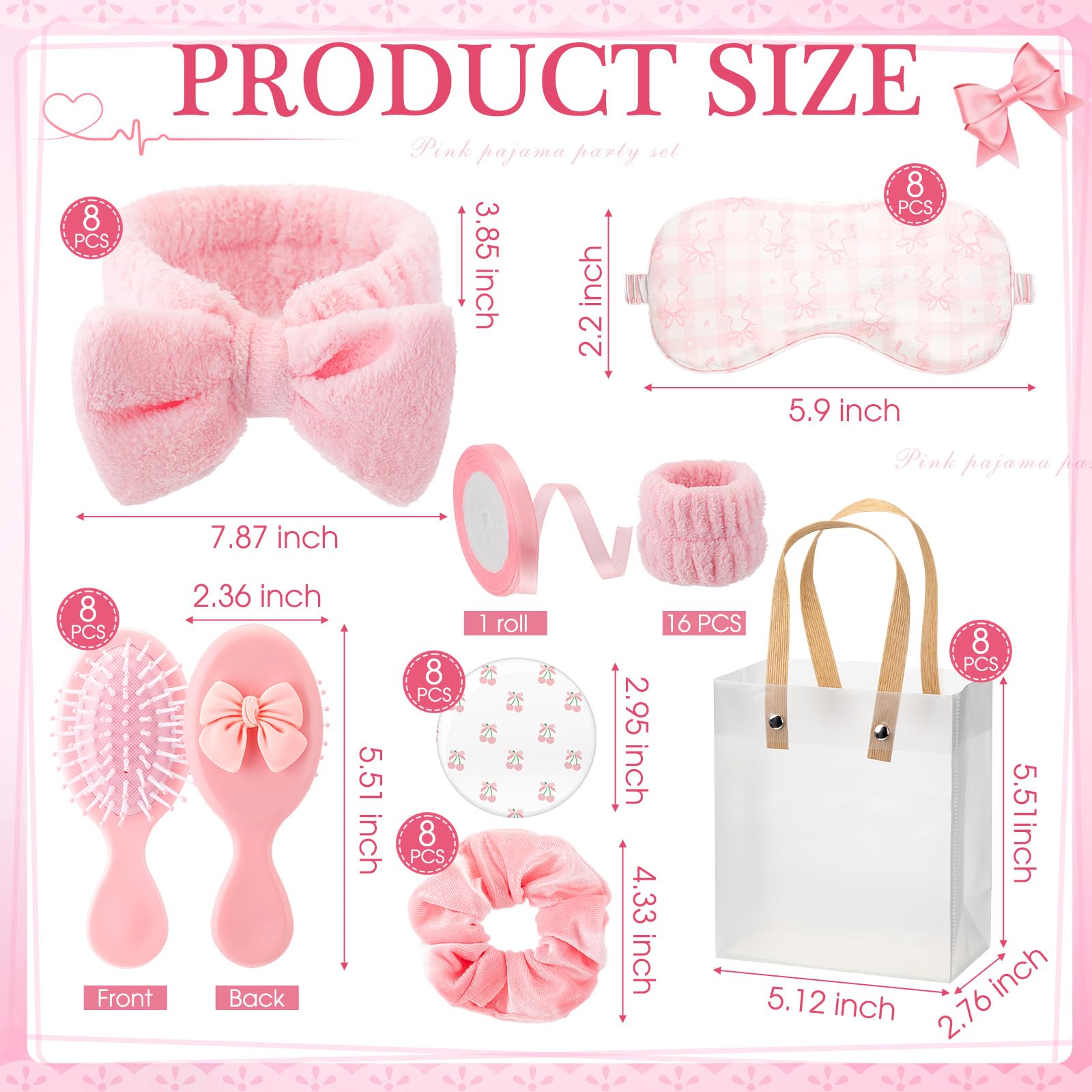 Honeydak pink pocket mirror for quick beauty touch-ups at a sleepover