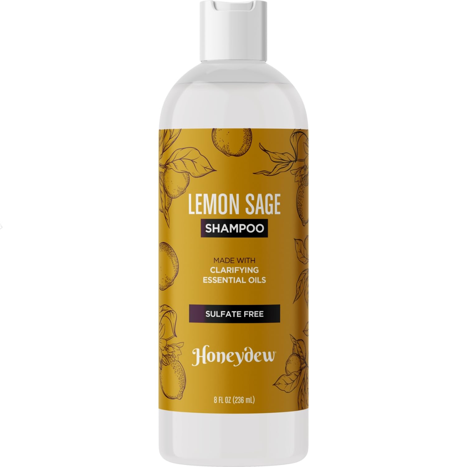 Honeydew Lemon Sage Shampoo bottle offers a refreshing cleanse for oily hair.