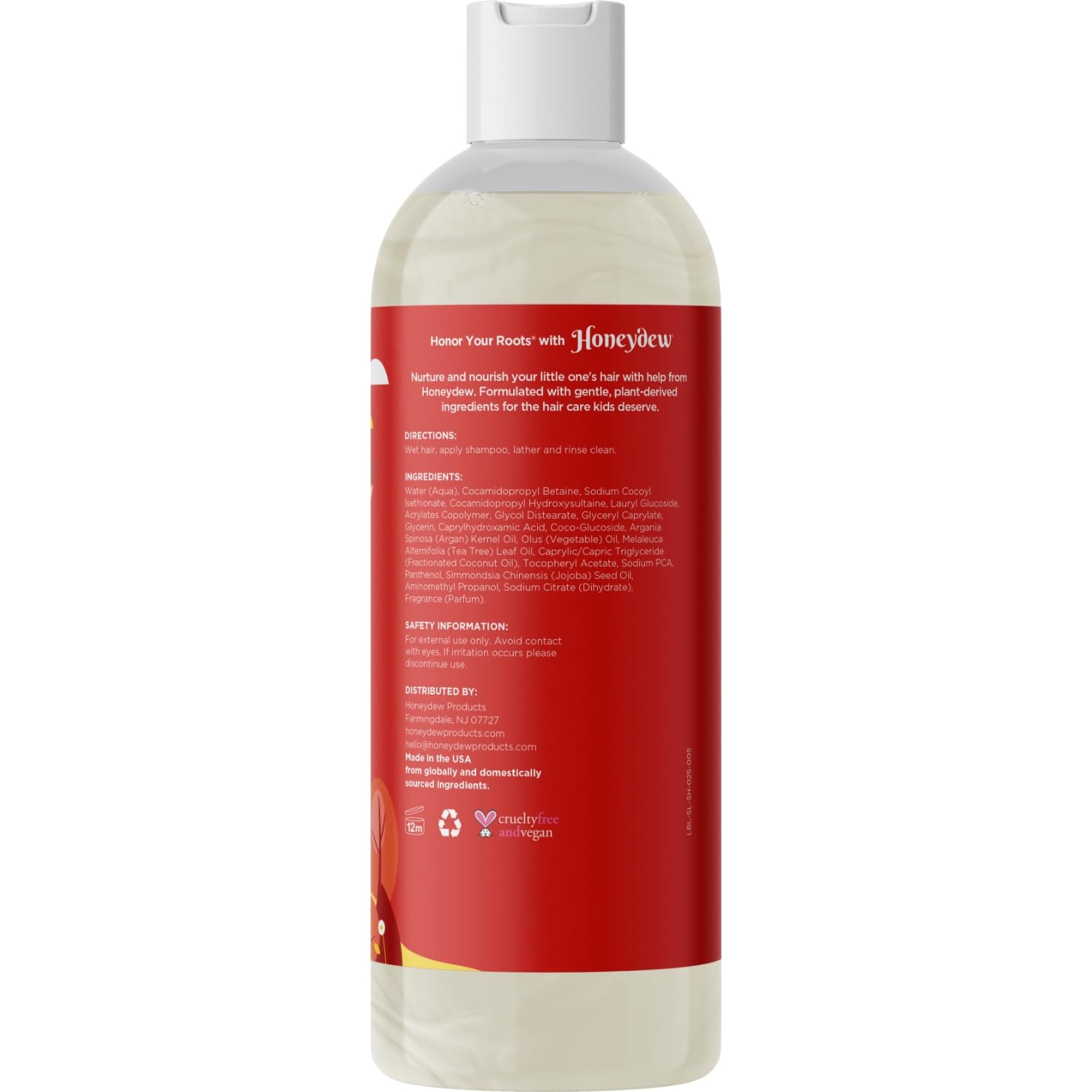 HONEYDEW Nourishing Kids Shampoo keratin shot suggests smoother, softer hair