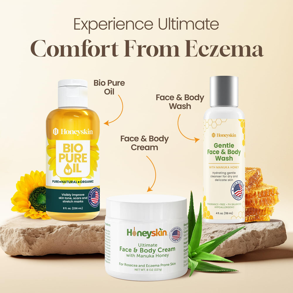Honeyskin cruelty-free USA-made cream bottle signaling ethical skincare