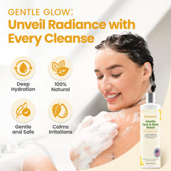 Honeyskin in-shower pump with hydration droplets, suggesting an extra hydration boost.