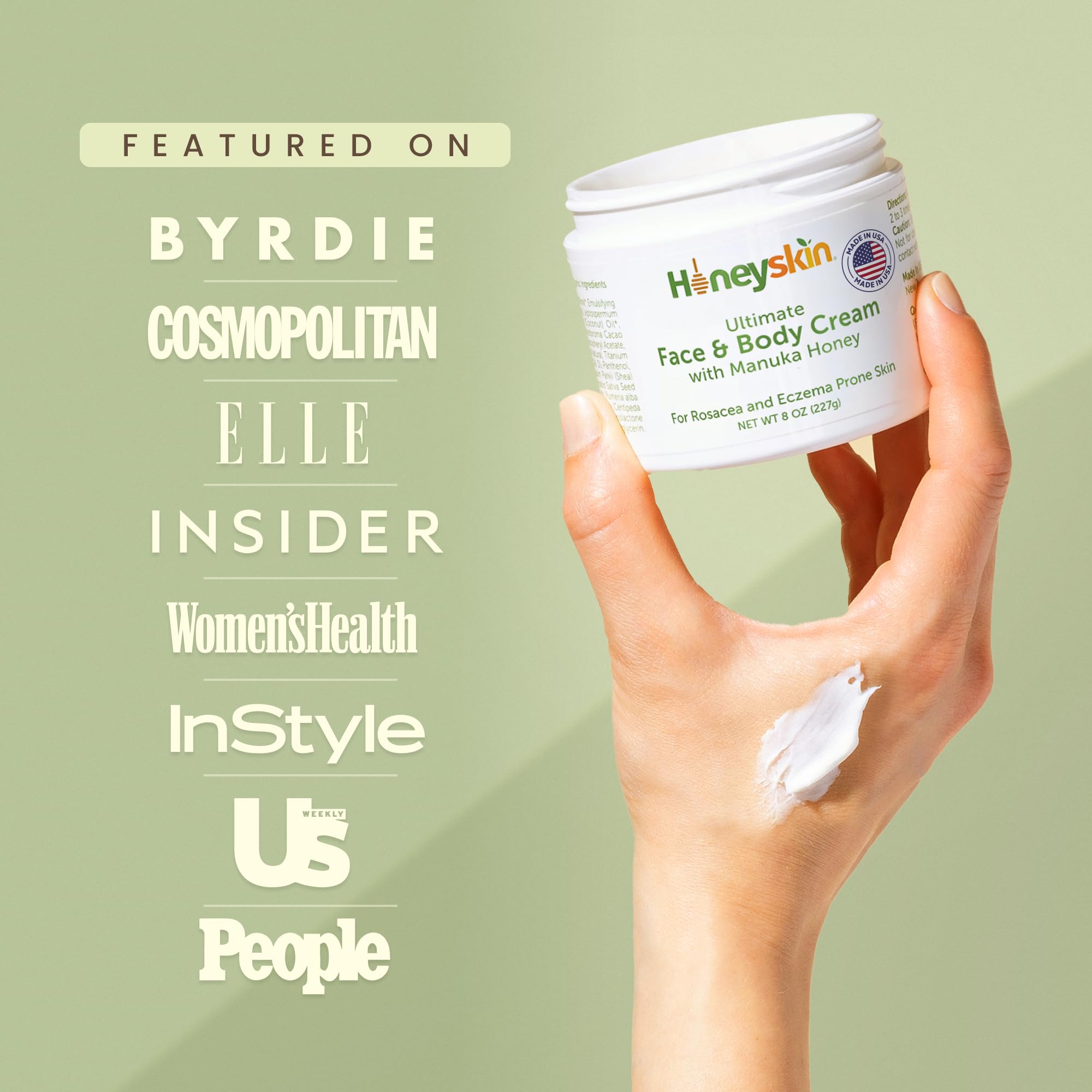 Honeyskin pH-balanced formula free of sulfates and parabens for gentle care